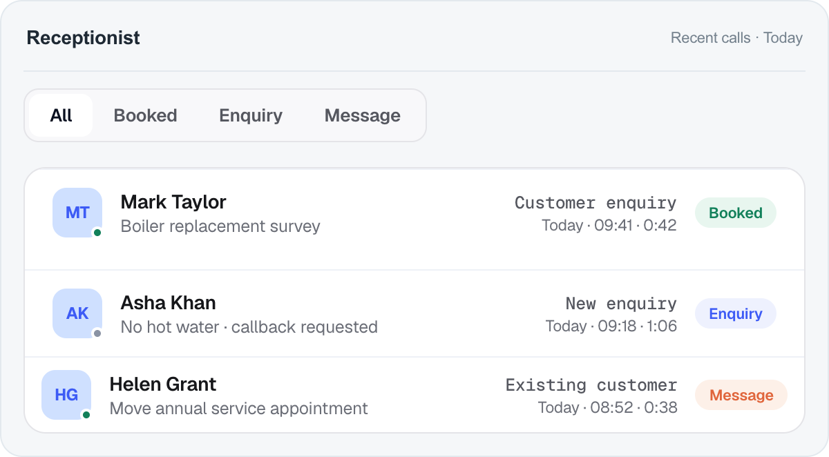 Xero, ServiceM8, Google Calendar and Gmail connected to Datify